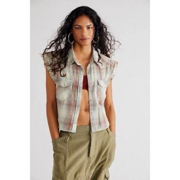 Free People The Boyfriend Shirt - Picture 2 of 10